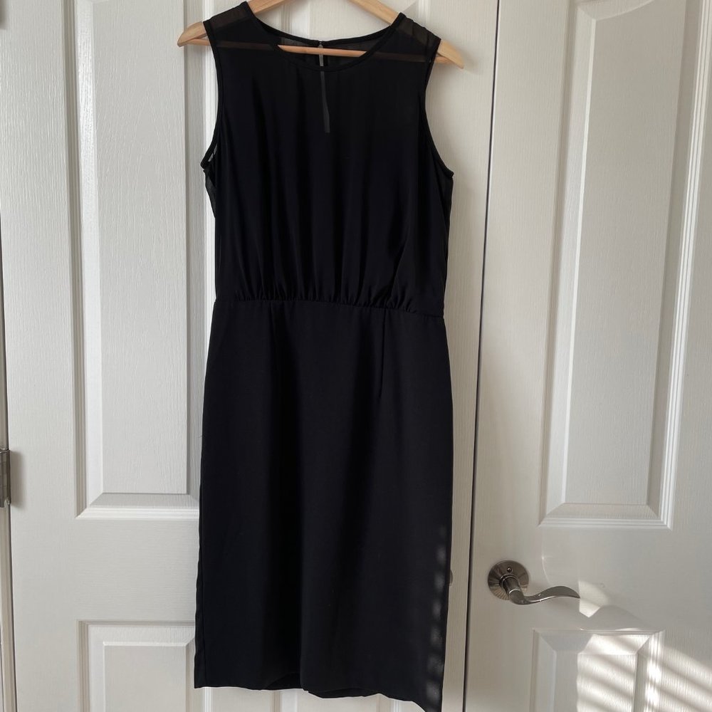 Marc NY Andrew Marc Fit & Flair Dress Black size 8